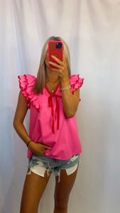 LAURIE PINK TOP