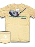CADDIE LINED UP TEE