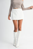 ELISE WHITE SKORT