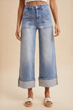 JACEY STRETCH WIDE LEG DENIM
