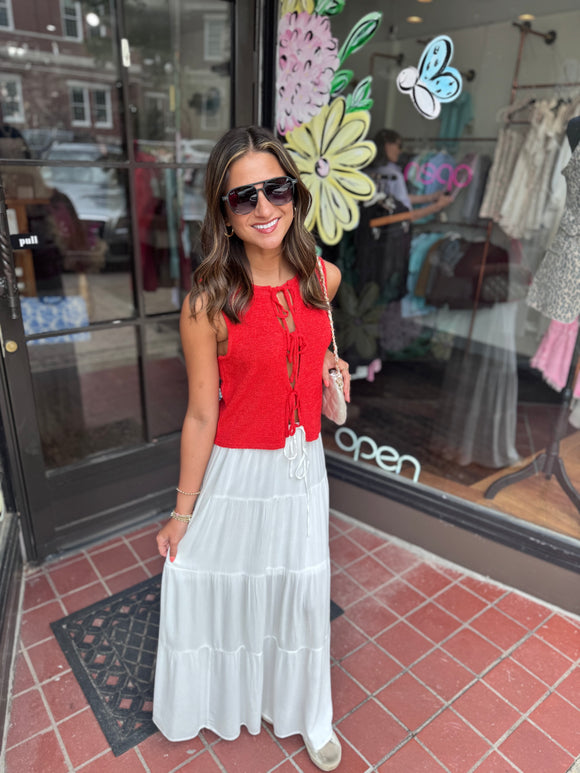 HALEY FRONT TIE TOP