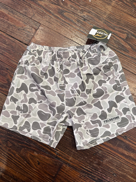 YOUTH MARSH CAMO SHORTS