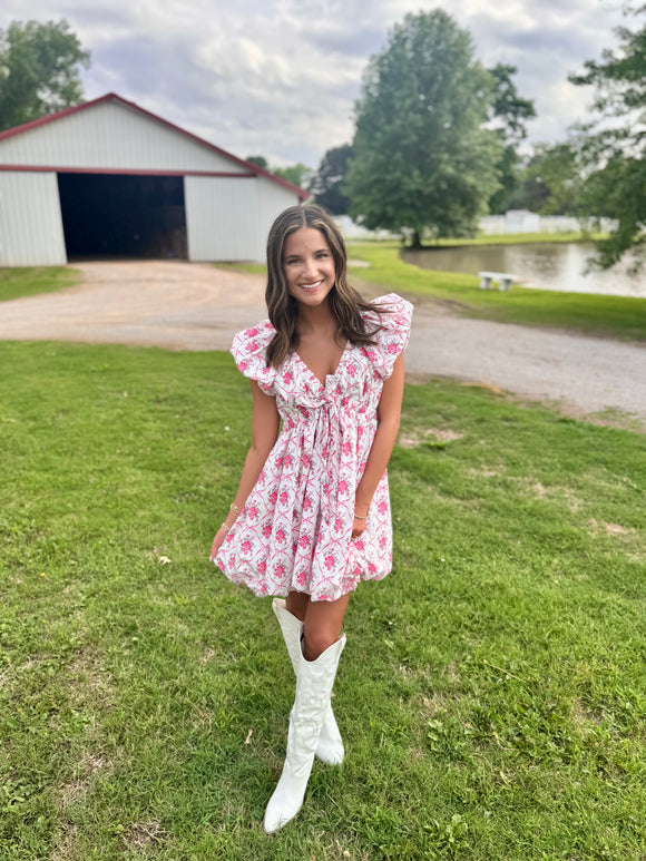 PINK BOW DRESS