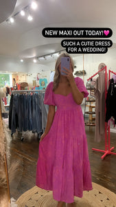 LILAC WEDDING GUEST DRESS