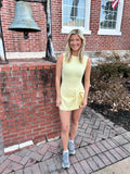 LEMON WRAP ATHLETIC ROMPER