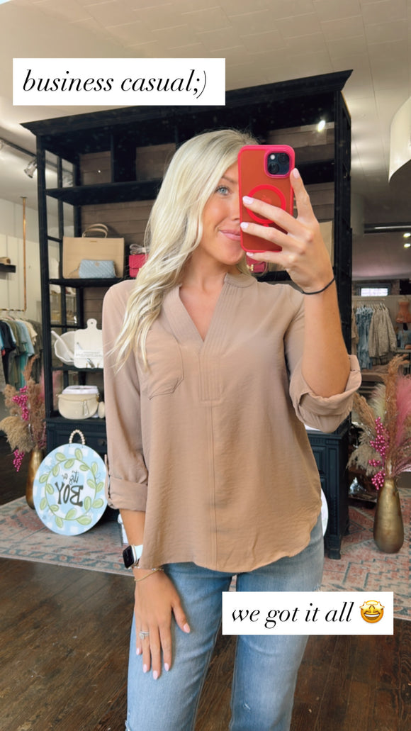 MOCHA BUSINESS TOP