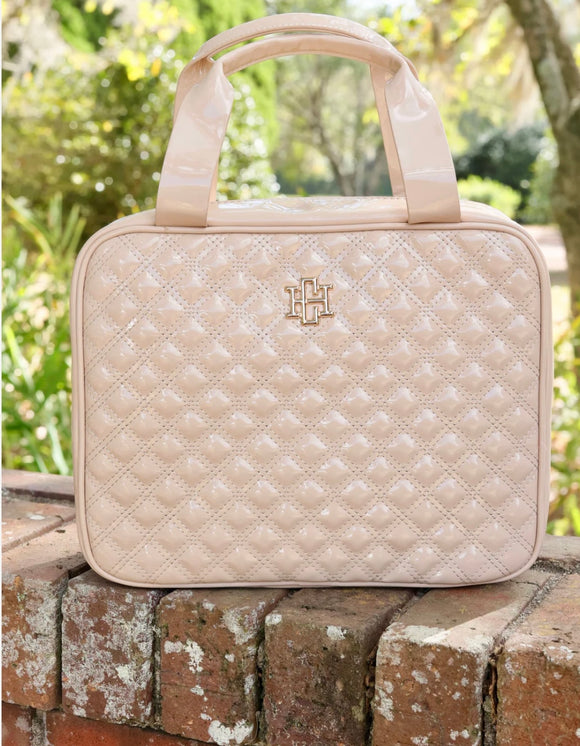 TAUPE ACCESSORY/MAKEUP BAG