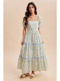 RAYGAN FLORAL MAXI