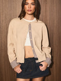 BEIGE FALL CARDIGAN