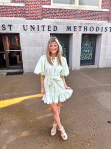 MACHA STRIPED DRESS