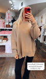 MOCHA OVERSIZED SWEATER