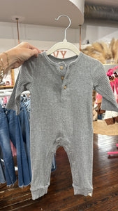 Ribbed grey Henley