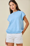 HAILEY BLUE TOP