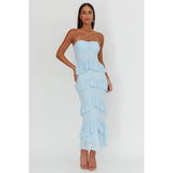 SWEETHEART STRAPLESS MAXI DRESS