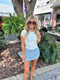 WRENLEY STRIPE SKORT