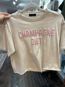 CHAMPAGNE DIET TEE