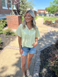 CLAIRE YELLOW HENLEY TOP