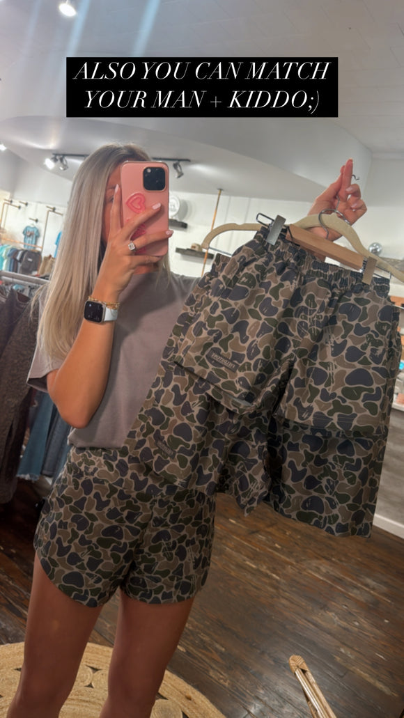 GIRLS GONE CAMO SHORTS