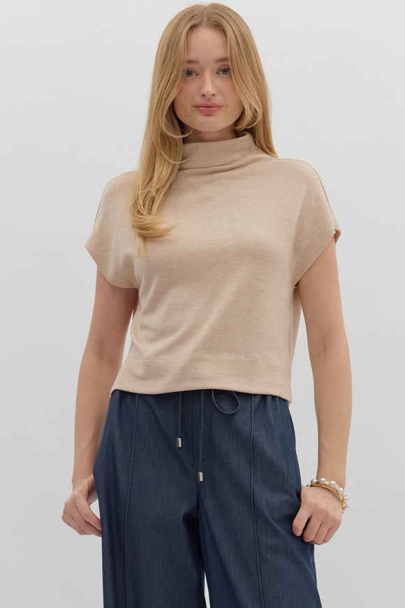 MOCKNECK OATMEAL TOP