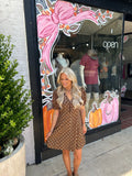 FALL IN DOTS MINI DRESS