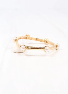 MONA PEARL STRETCH BRACELET