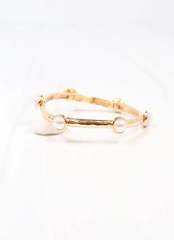 MONA PEARL STRETCH BRACELET