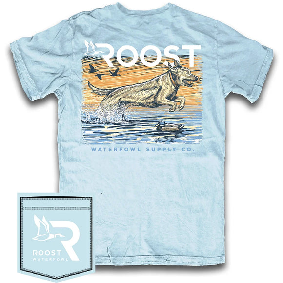 YOUTH ROOST YELLOW LAB TEE