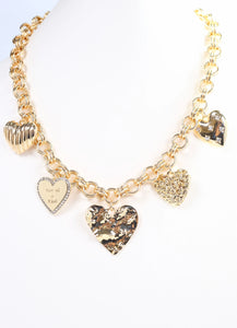 Jillian Heart Charm Necklace