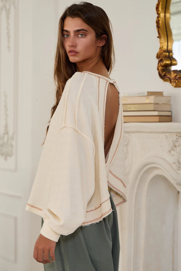CARLY OPEN BACK TOP