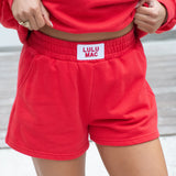 LULU MAC RED MOCKNECK