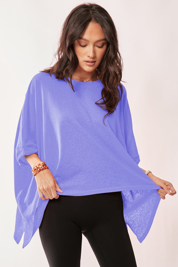 KENNEDY OVERSIZED TOP | LAVENDER