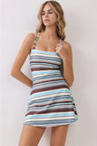 FALL PRINT ATHLETIC ROMPER