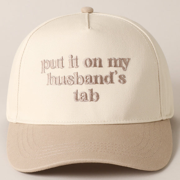 PUT IT ON MY HUSBANDS TAB